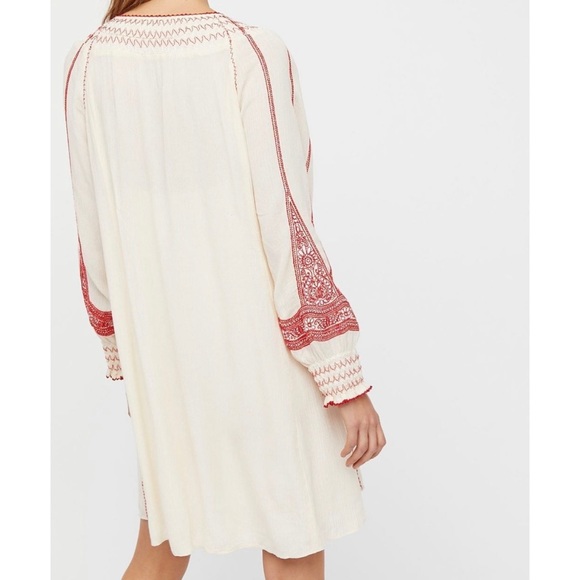 Free People | Boho Embroidered Tunic Dress - Picture 3 of 8